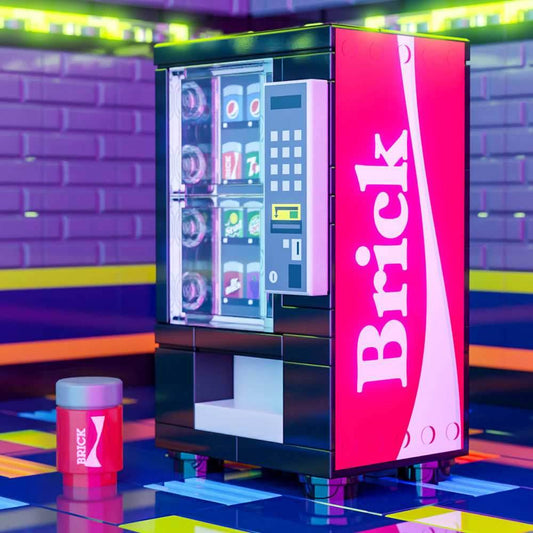 Brick - B3 Customs Soda Vending Machine made using LEGO parts - 
