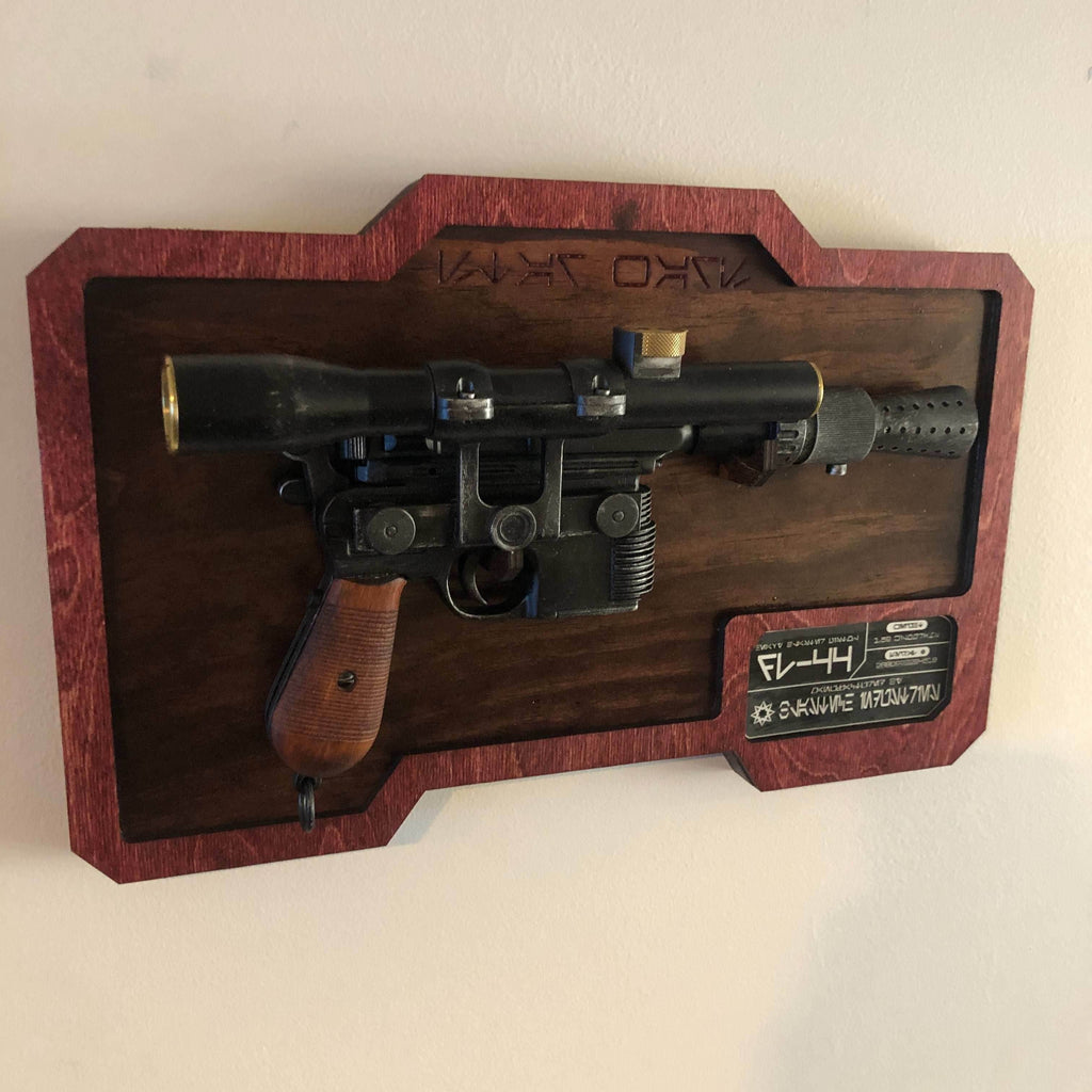 Custom Star Wars DL-44 Blaster Plaque - 