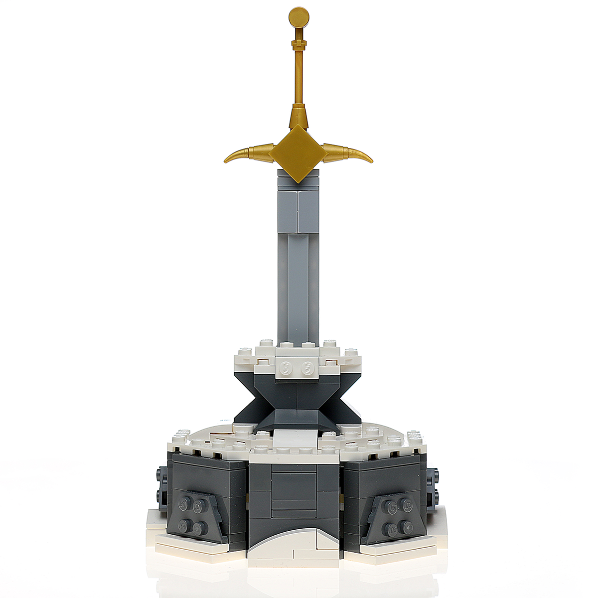 Custom Sword in the Stone MOC made using LEGO elements