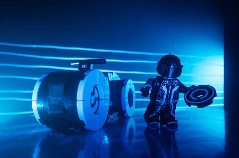BLOK Lightcycle w/ Minifig - 