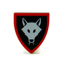 Custom Wolfpack Castle Shield made with LEGO part - B3 Customs - 