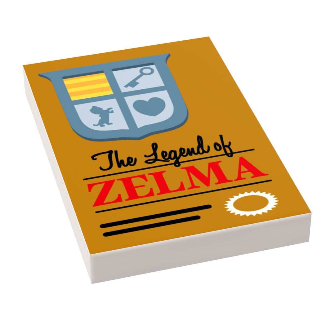 Zelma Classic Video Game Cover (2x3 Tile) made using LEGO parts - B3 Customs - 