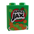 Apple Jax Cereal 1x2x2 Brick on LEGO part - 