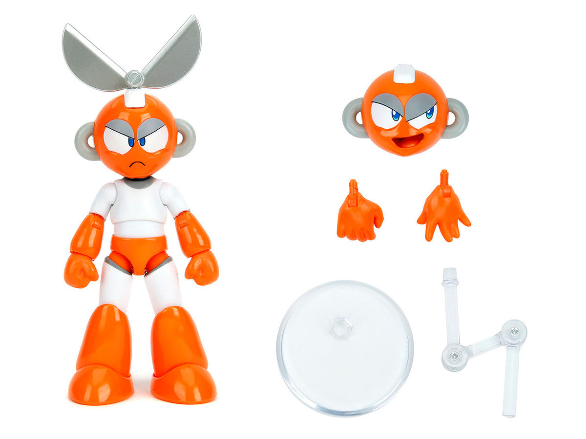 Cut Man 4.5" Moveable Figure with Accessories and Alternate Head and Hands "Mega Man" (1987) Video Game Model by Jada