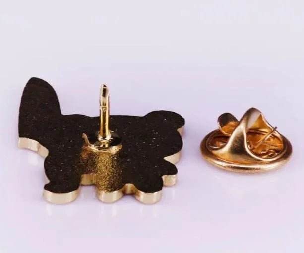 Cute Bear with Knife Meme Enamel Pins Near Me - 