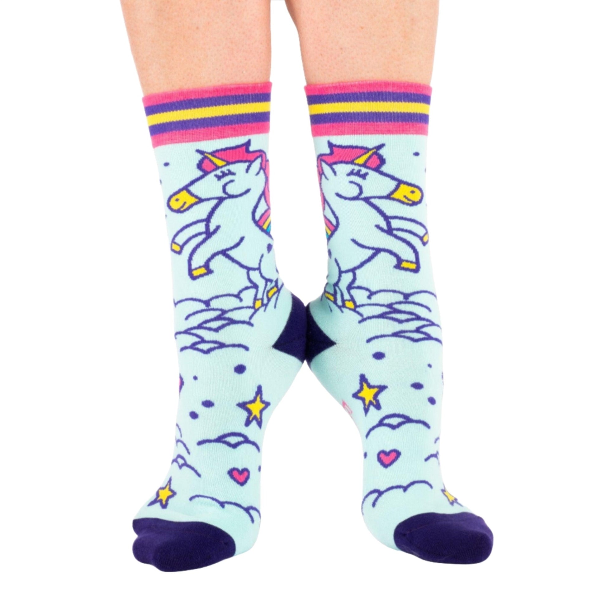 Cute Unicorn Crew Socks-0
