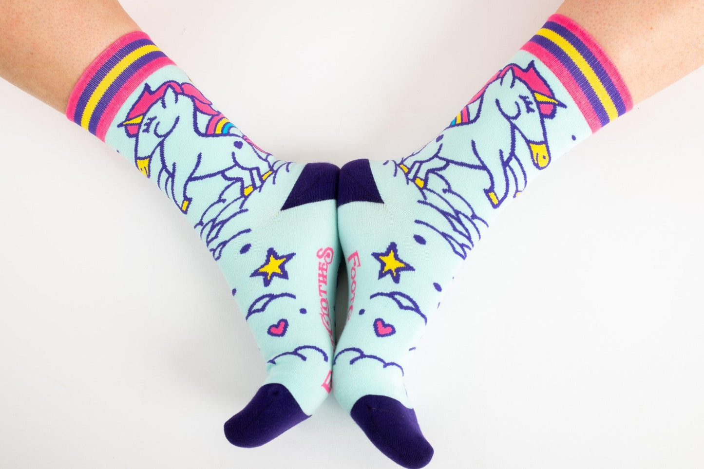 Cute Unicorn Crew Socks-3