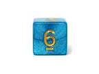 Cyan Marble Dice Collection - 7 Piece Set - 