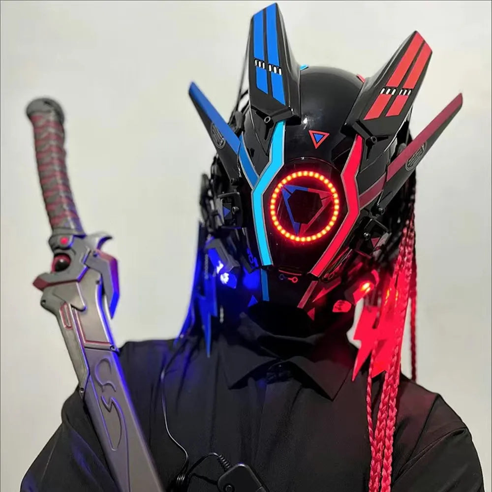 Cyberpunk helmet style 1