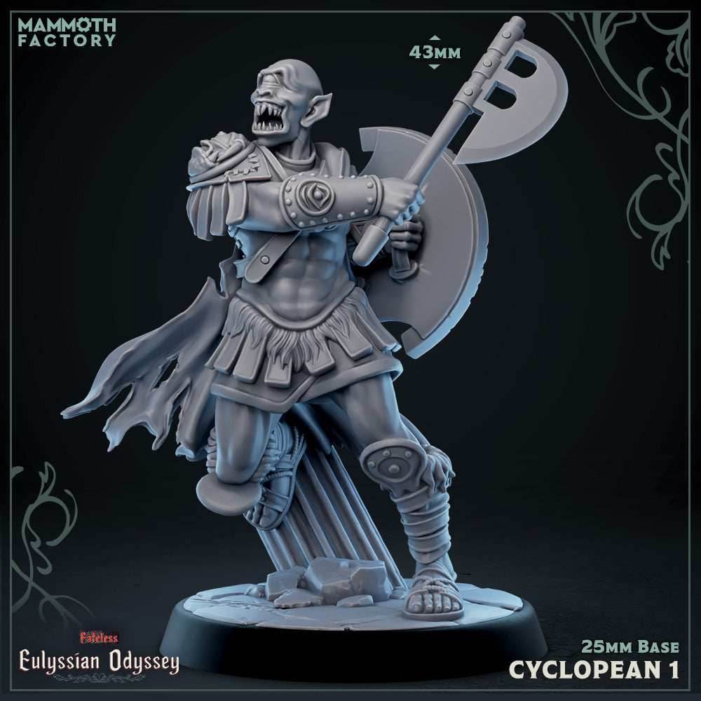 Cyclopean: Sculpt 1 (Cyclops Warrior) - 