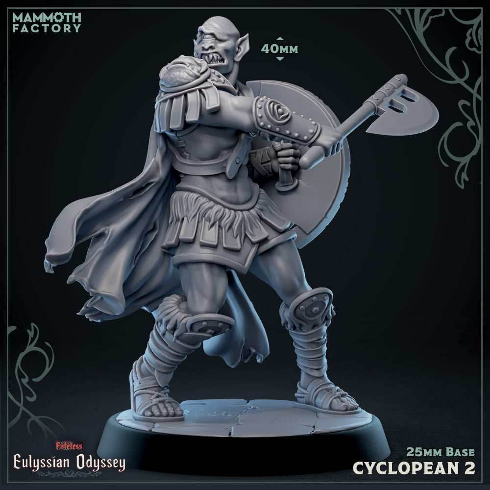 Cyclopean: Sculpt 2 (Cyclops Warrior) - 