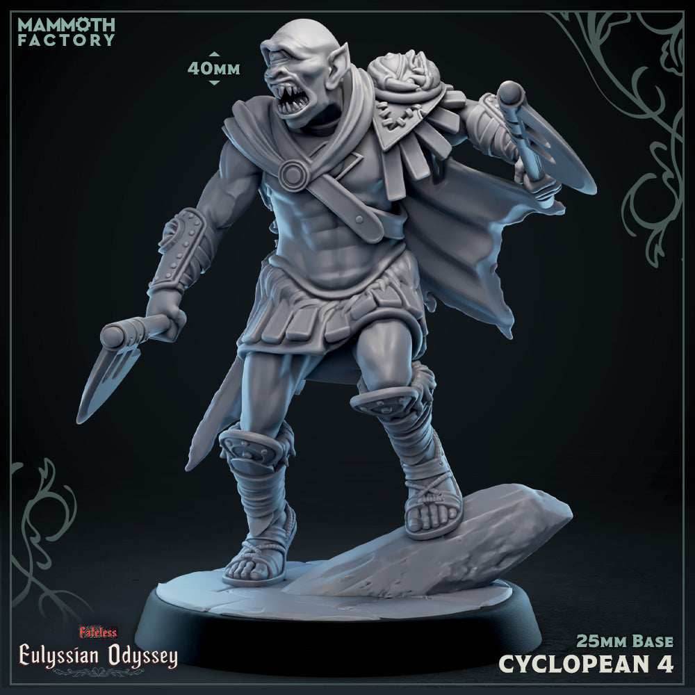 Cyclopean: Sculpt 4 (Cyclops Warrior) - 