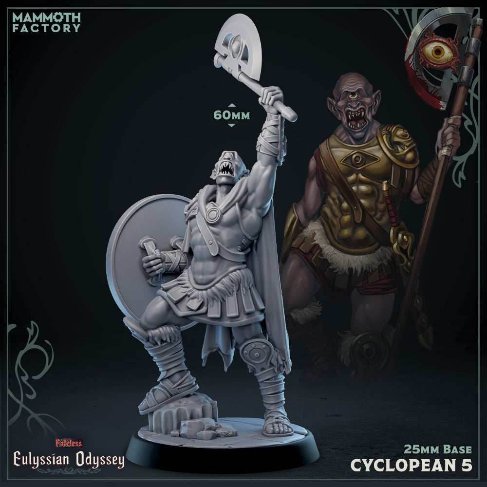 Cyclopean: Sculpt 5 (Cyclops Warrior) - 