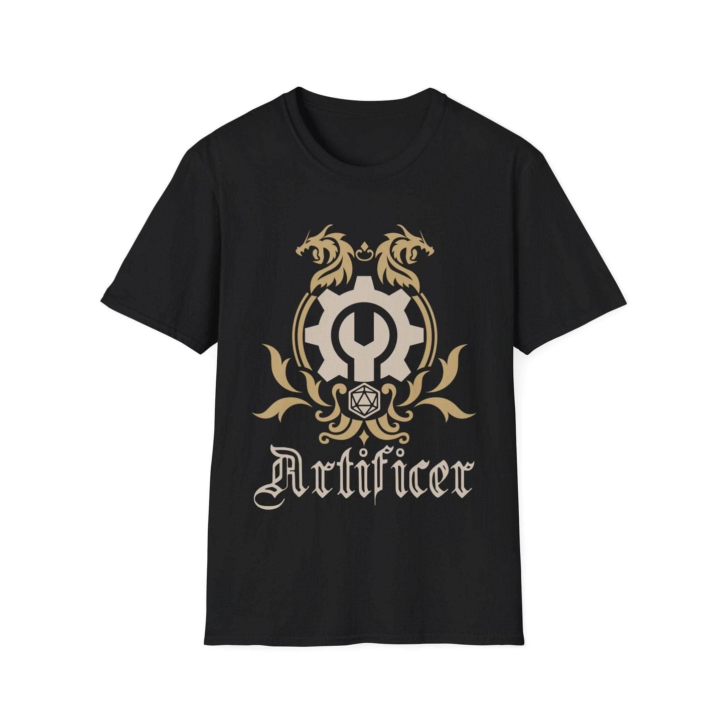 D&D Artificer Class Emblem T-Shirt - Black / S