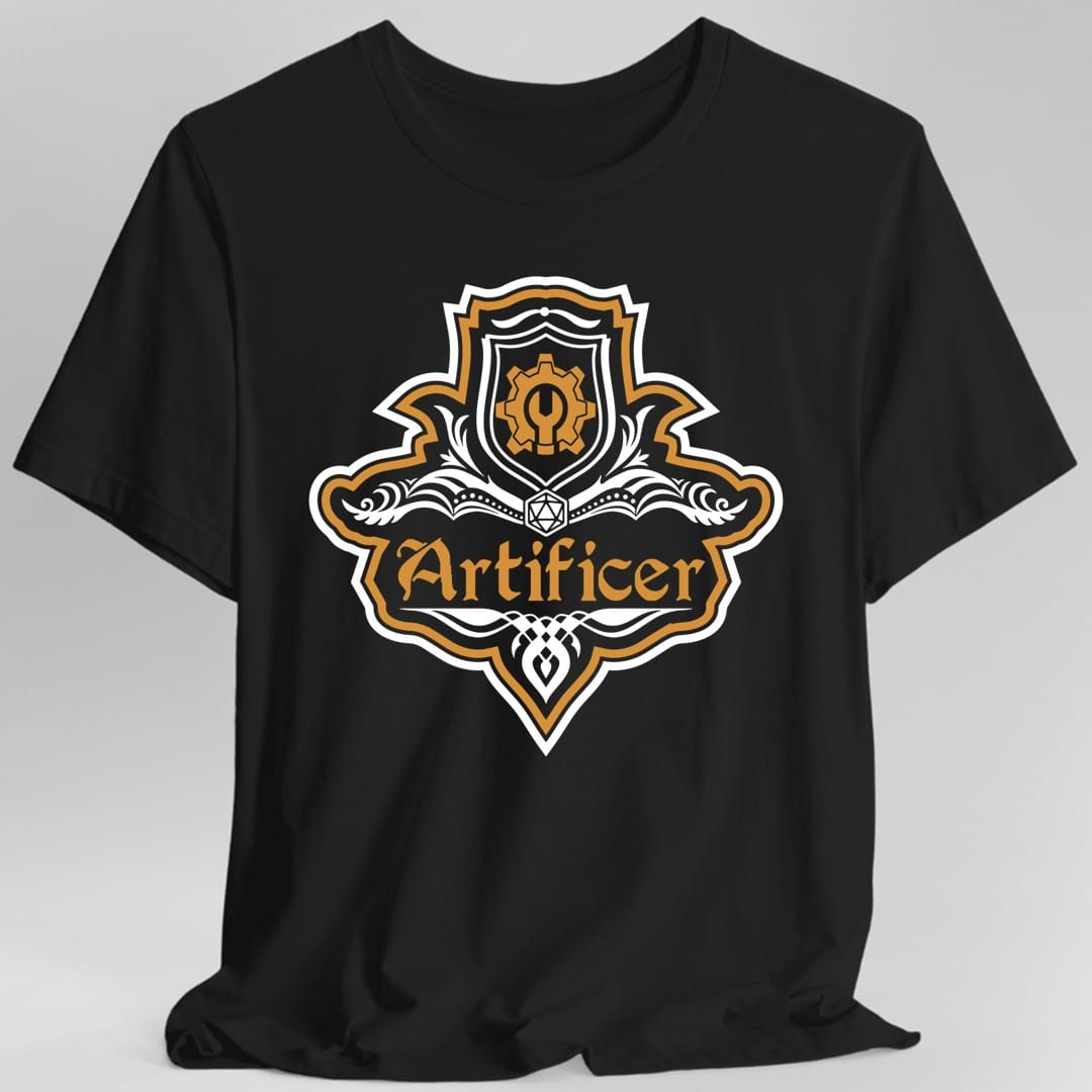 D&D Artificer Class Fancy Emblem T-Shirt