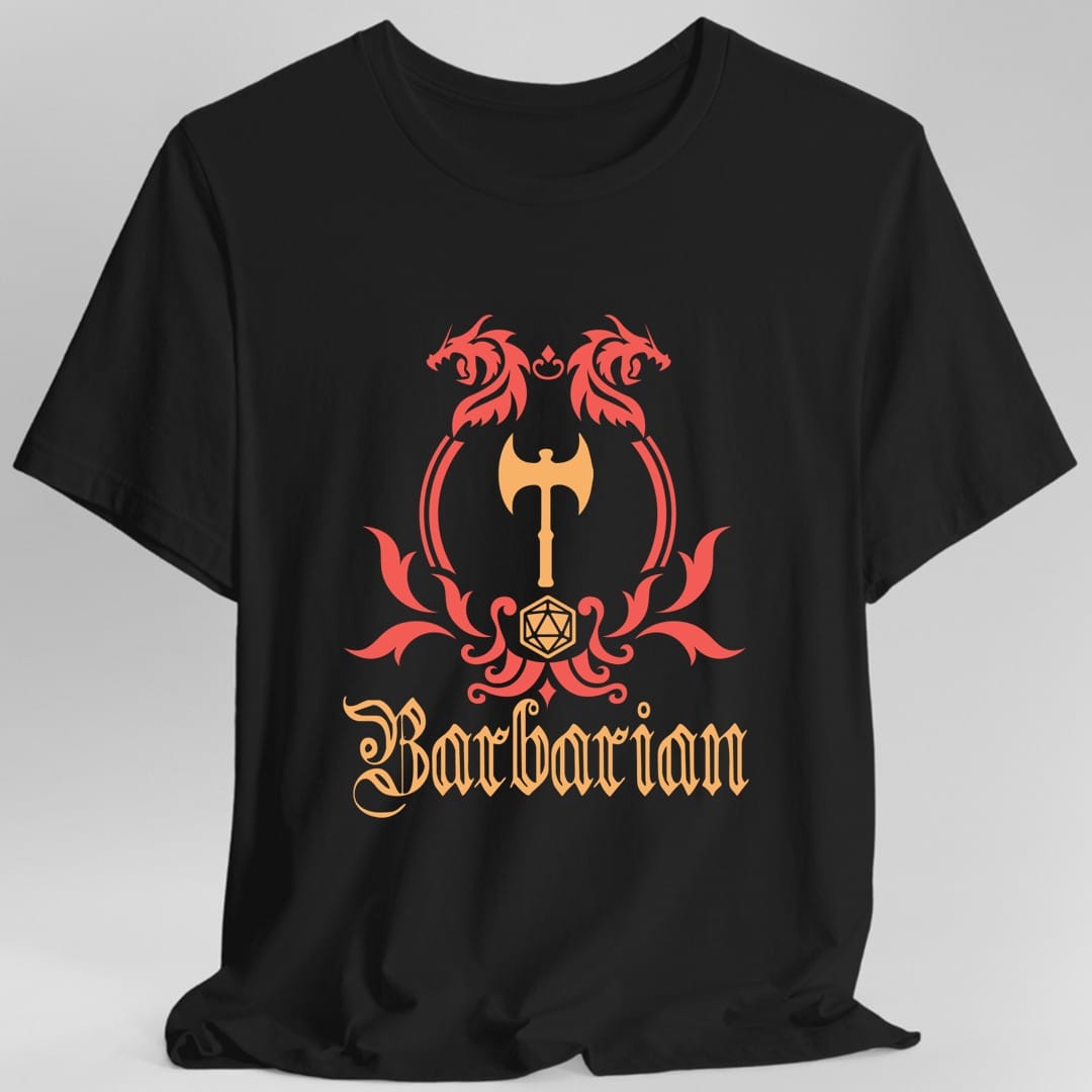 D&D Barbarian Class Emblem T-shirt