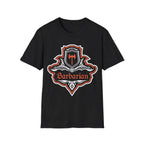 D&D Barbarian Class Fancy Emblem T-Shirt - Black / S