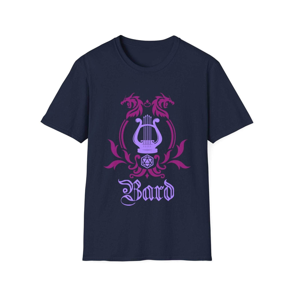 D&D Bard Class Emblem T-Shirt - Navy / S