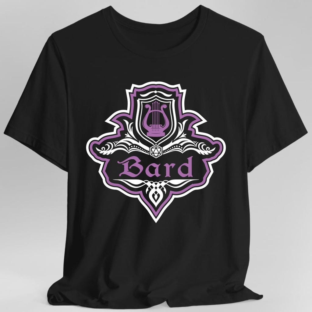 D&D Bard Class Fancy Emblem T-Shirt