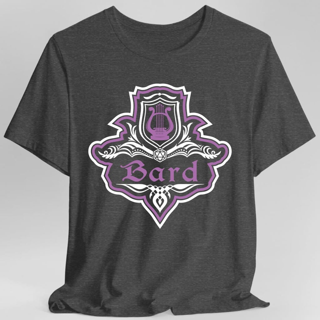 D&D Bard Class Fancy Emblem T-Shirt