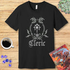 D&D Cleric Class Emblem T-Shirt - Navy / S