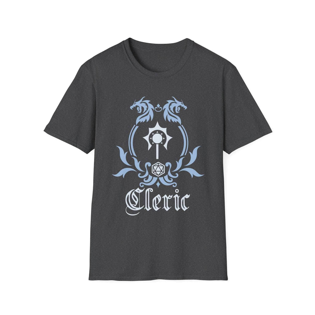 D&D Cleric Class Emblem T-Shirt - Dark Heather / S