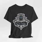 D&D Cleric Class Fancy Emblem T-Shirt - Dark Heather / S