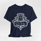 D&D Cleric Class Fancy Emblem T-Shirt - Navy / S
