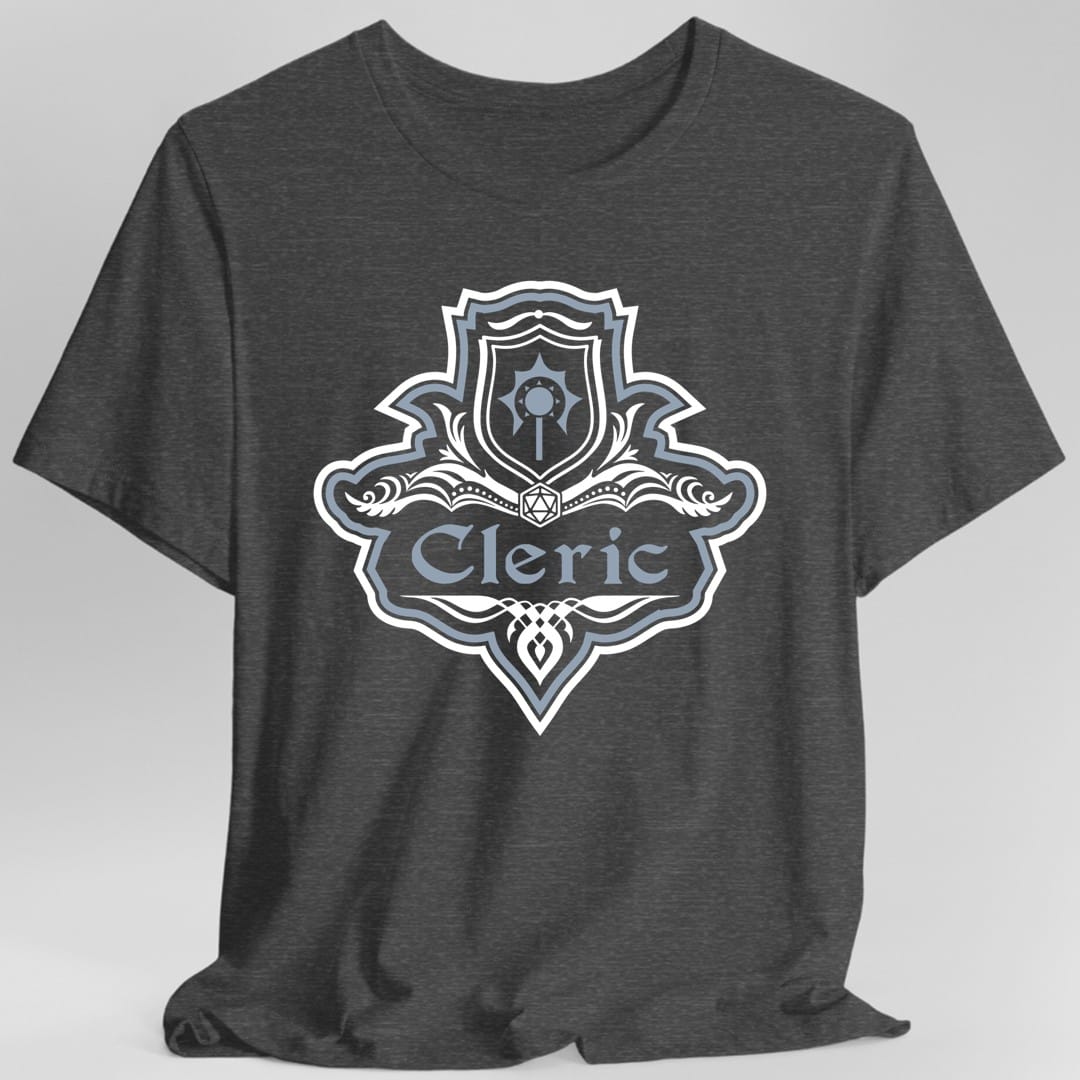 D&D Cleric Class Fancy Emblem T-Shirt