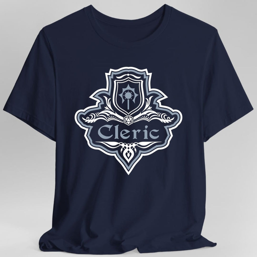 D&D Cleric Class Fancy Emblem T-Shirt