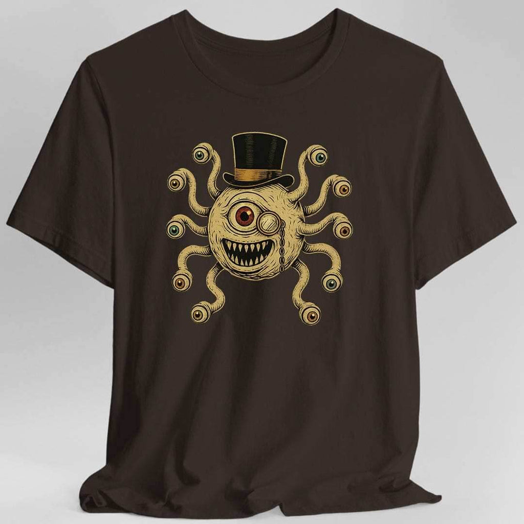 D&D Dapper Beholder Shirt - Dark Chocolate / S