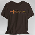 D&D Dice Sword T-Shirt - Dark Chocolate / S