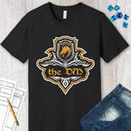 D&D DM Fancy Emblem T-Shirt for Dungeon Masters - Navy / S