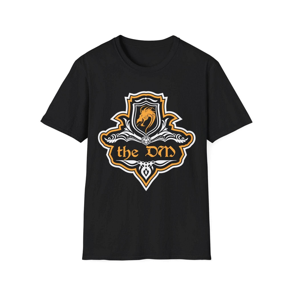 D&D DM Fancy Emblem T-Shirt for Dungeon Masters - Black / S