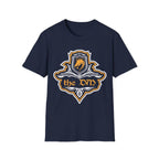 D&D DM Fancy Emblem T-Shirt for Dungeon Masters - Navy / S