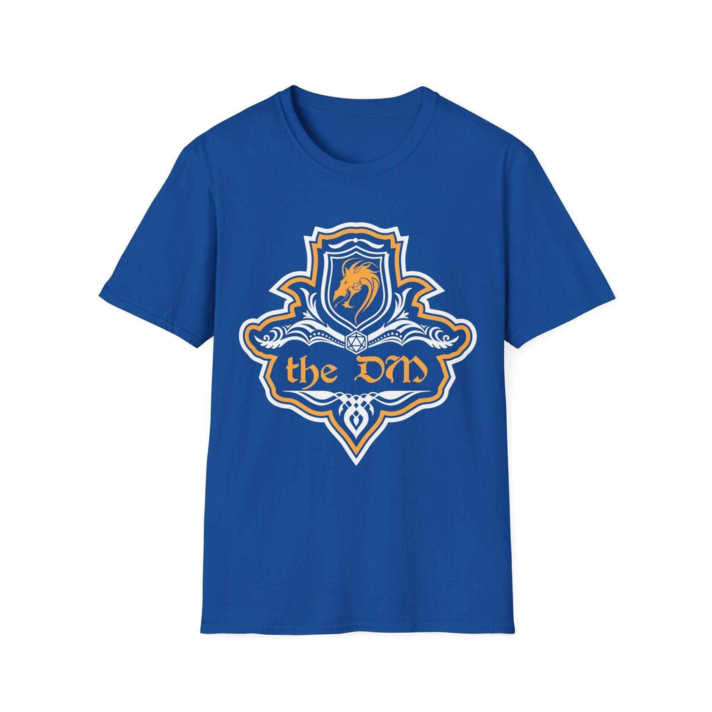 D&D DM Fancy Emblem T-Shirt for Dungeon Masters - Royal / S