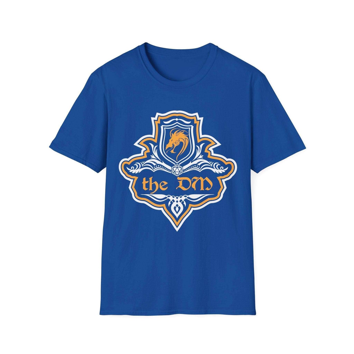 D&D DM Fancy Emblem T-Shirt for Dungeon Masters - Royal / S