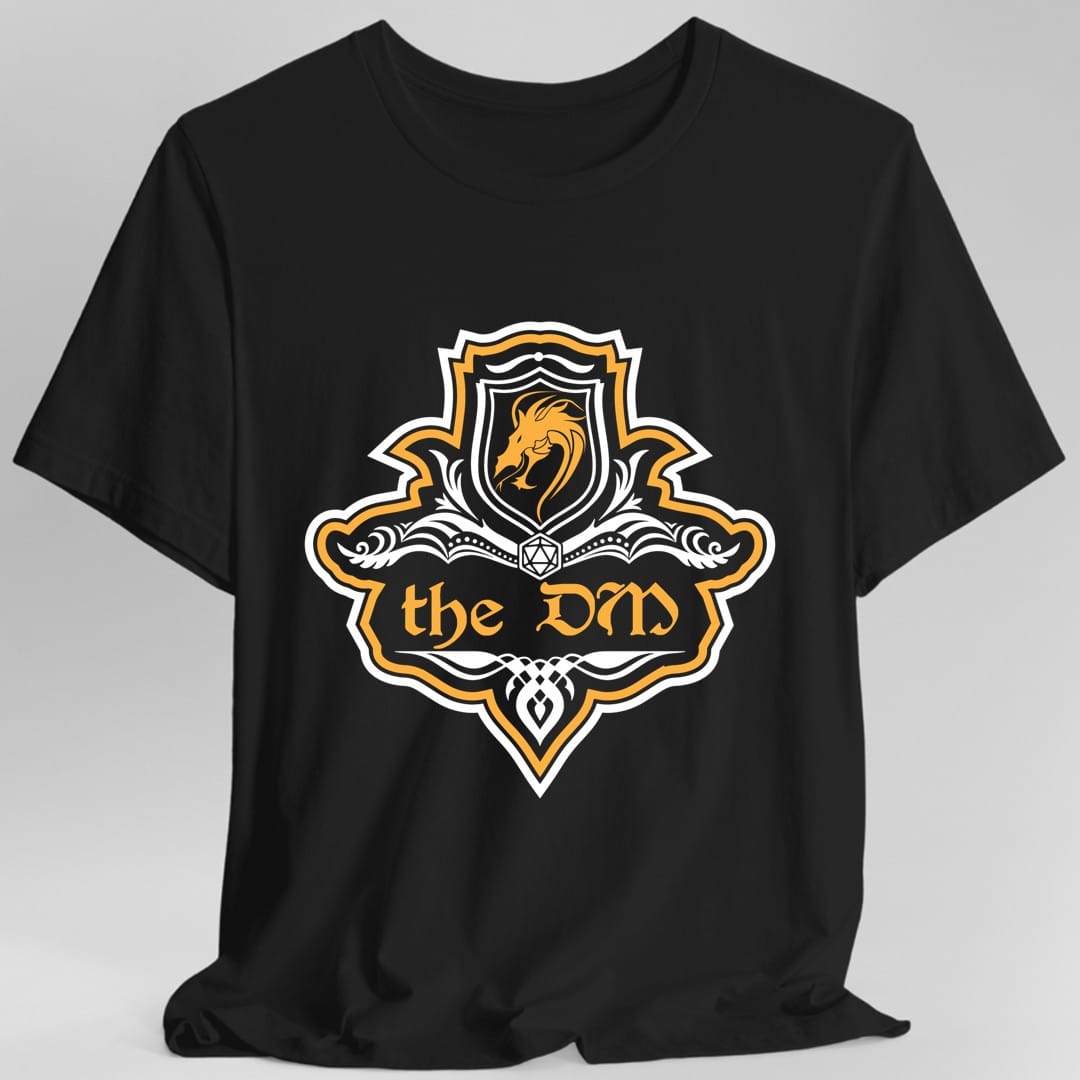 D&D DM Fancy Emblem T-Shirt for Dungeon Masters