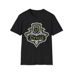 D&D Druid Class Fancy Emblem T-Shirt - Black / S