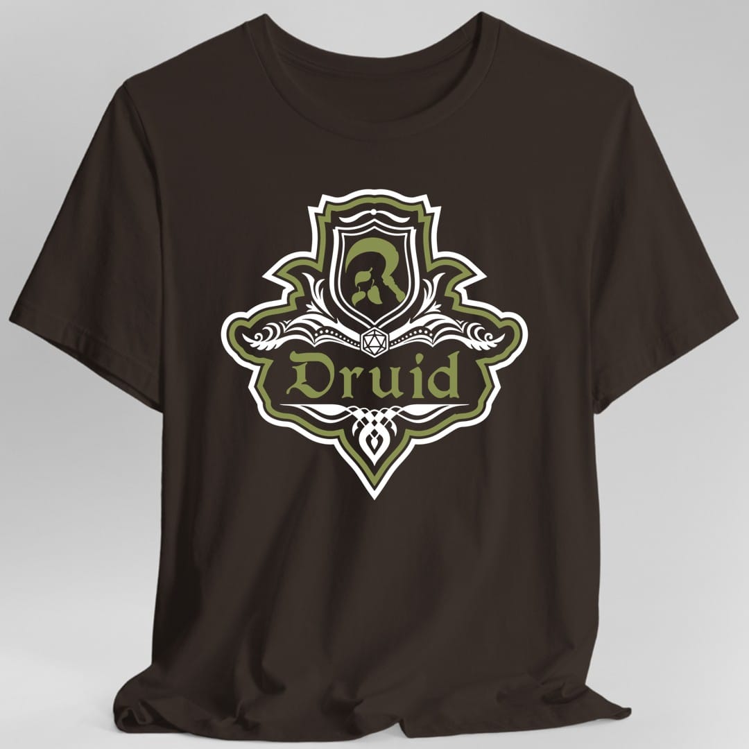 D&D Druid Class Fancy Emblem T-Shirt