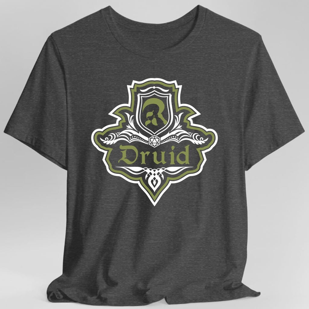 D&D Druid Class Fancy Emblem T-Shirt
