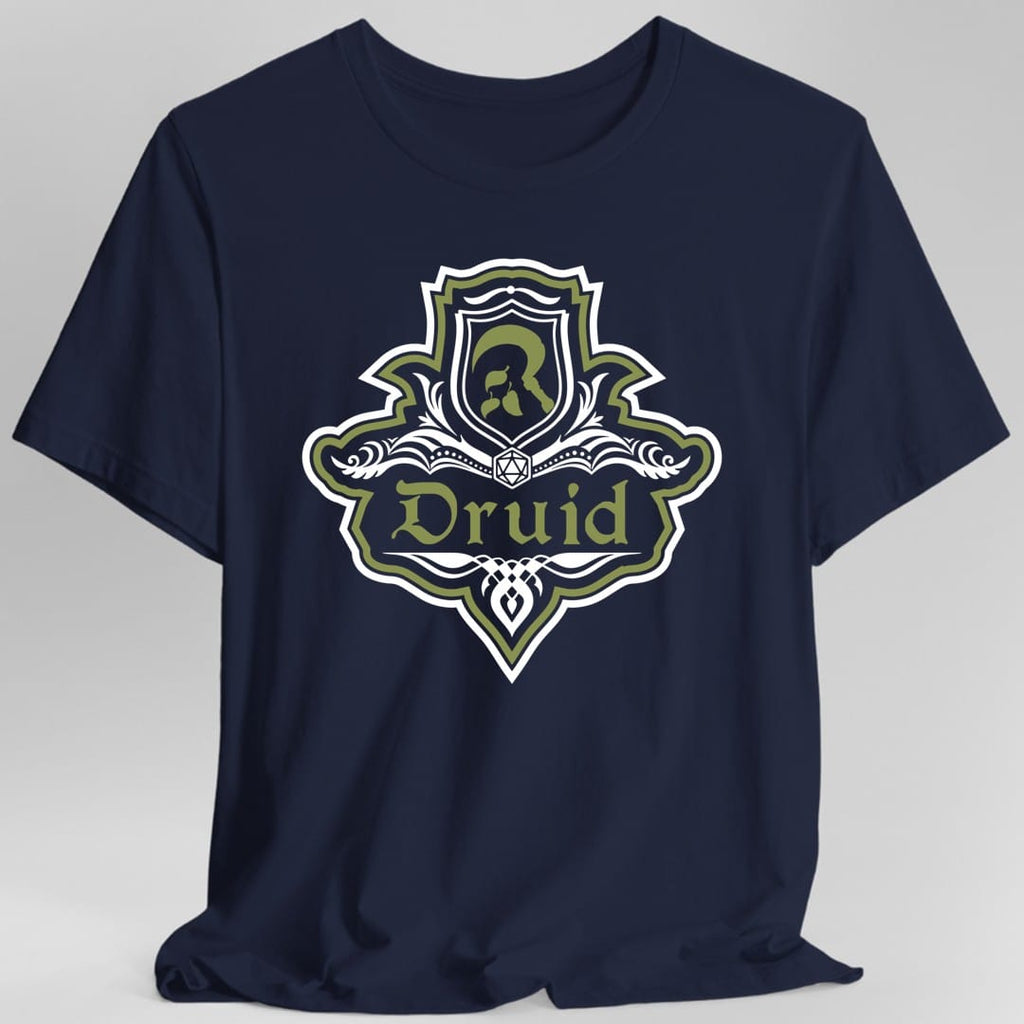 D&D Druid Class Fancy Emblem T-Shirt