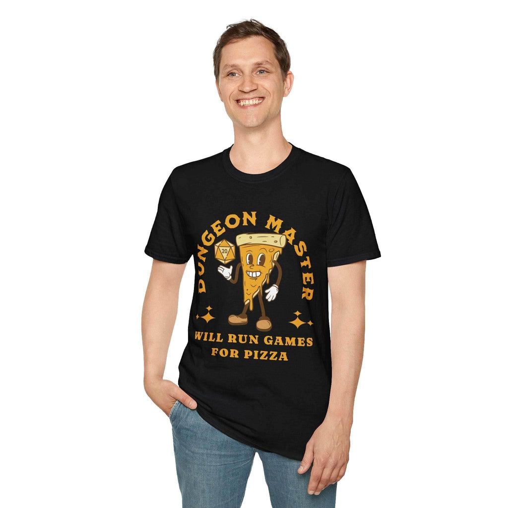 D&D Dungeon Master for Pizza T-Shirt - Navy / S