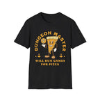 D&D Dungeon Master for Pizza T-Shirt - Black / S