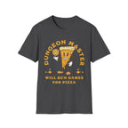 D&D Dungeon Master for Pizza T-Shirt - Dark Heather / S