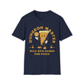 D&D Dungeon Master for Pizza T-Shirt - Navy / S