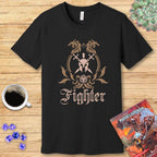 D&D Fighter Class Emblem T-Shirt - Navy / S