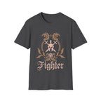 D&D Fighter Class Emblem T-Shirt - Dark Heather / S