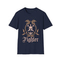 D&D Fighter Class Emblem T-Shirt - Navy / S