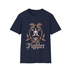 D&D Fighter Class Emblem T-Shirt - Navy / S